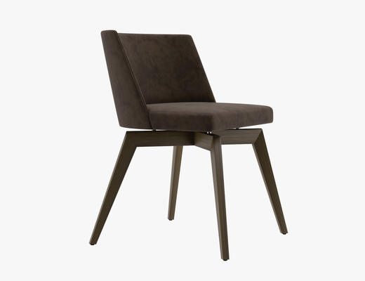 美式椅子, 椅子, 咖啡色, 美式简约
