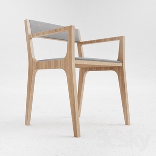 现代椅子, 椅子, 实木, 现代简约