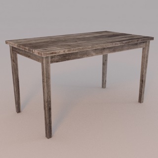 木桌, 桌子, 工业风格